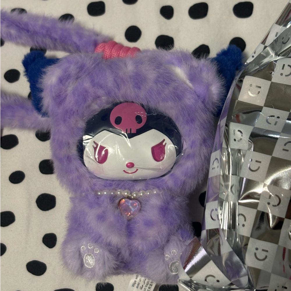 Sanrio Forest Animal Blind Box plush charm - Kuromi